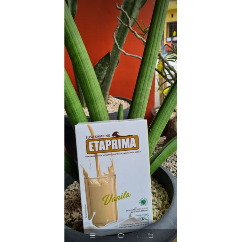

Susu Kambing ETAPRIMA Rasa Vanilla (250 gram)