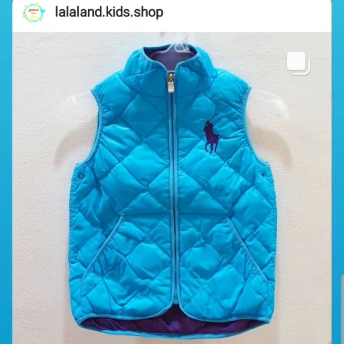 Perempuan-Anak-Jaket- Sale Rompi Anak Perempuan Polo Ralph Lauren Biru -Jaket-Anak-Perempuan.