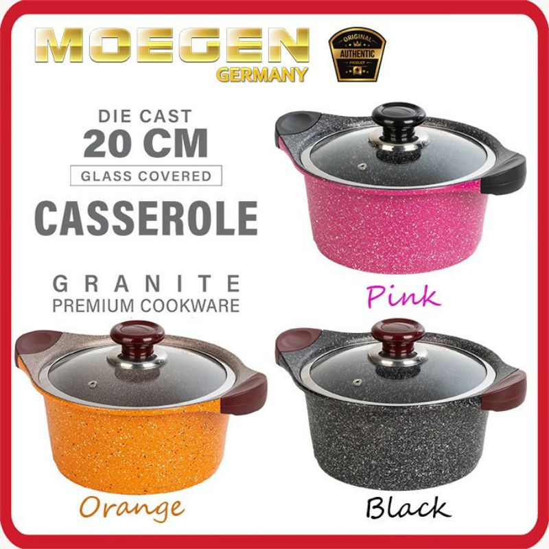 Moegen germany casserol 20cm/panci granite