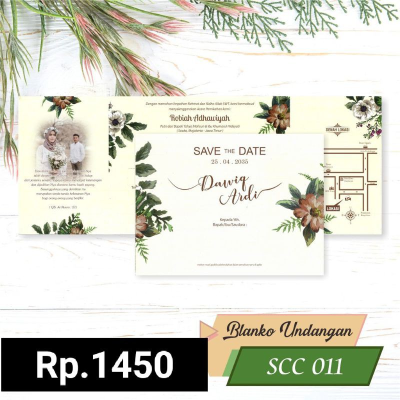 Cetak Undangan Murah SCC 011