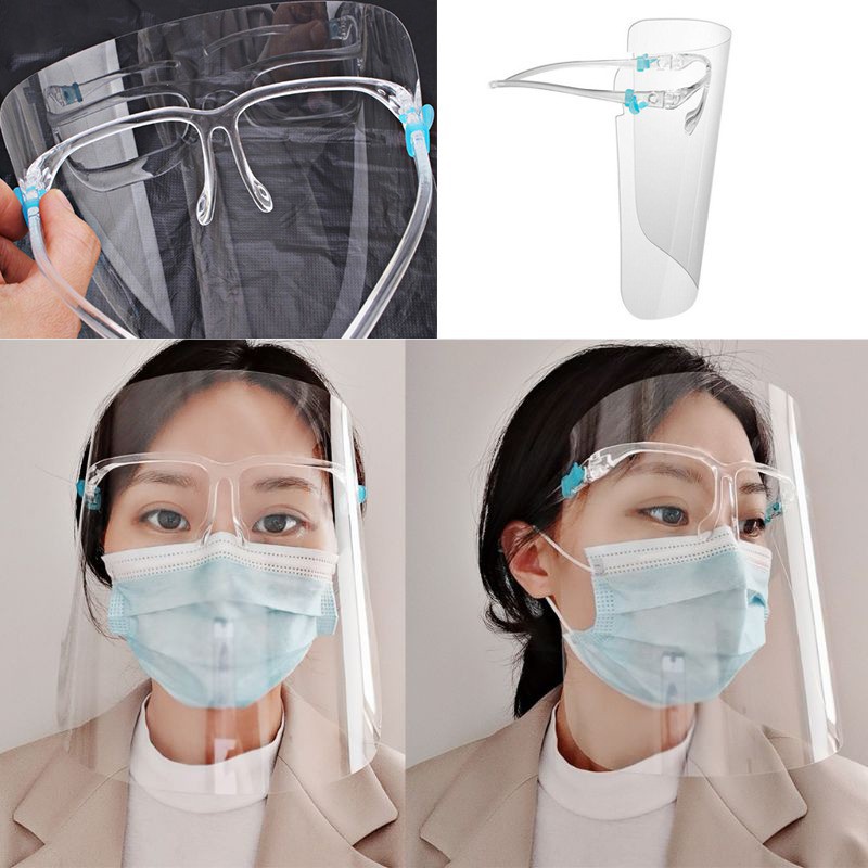 Trend-FACE SHIELD KACAMATA NAGITA Pelindung Wajah Masker Mika Transparan Full Protect Faceshield