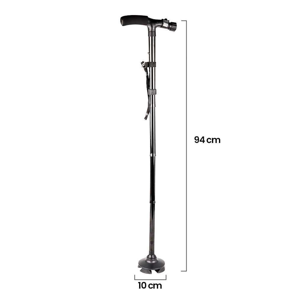 TD - RUM Magic Cane Lighted Crutch Tongkat Bantu Jalan LED Light - EL-0087