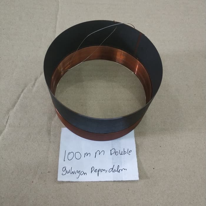 Spul speaker 100mm double / spul speaker diameter 100 mm 2 sisi