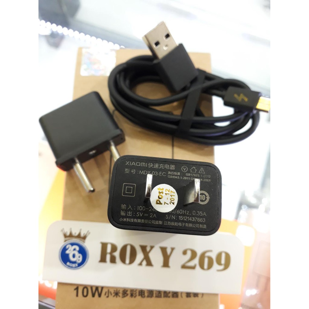 Carger Charger MDY-03-EC Xiaomi REDMI NOTE 3 3pro PRO MODEL BATOK BESAR Micro USB 2Ampere Fast Charg