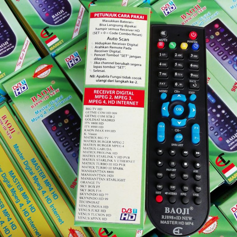 REMOT MASTER MP4 HD RJ898+ID RECEIVER PARABOLA