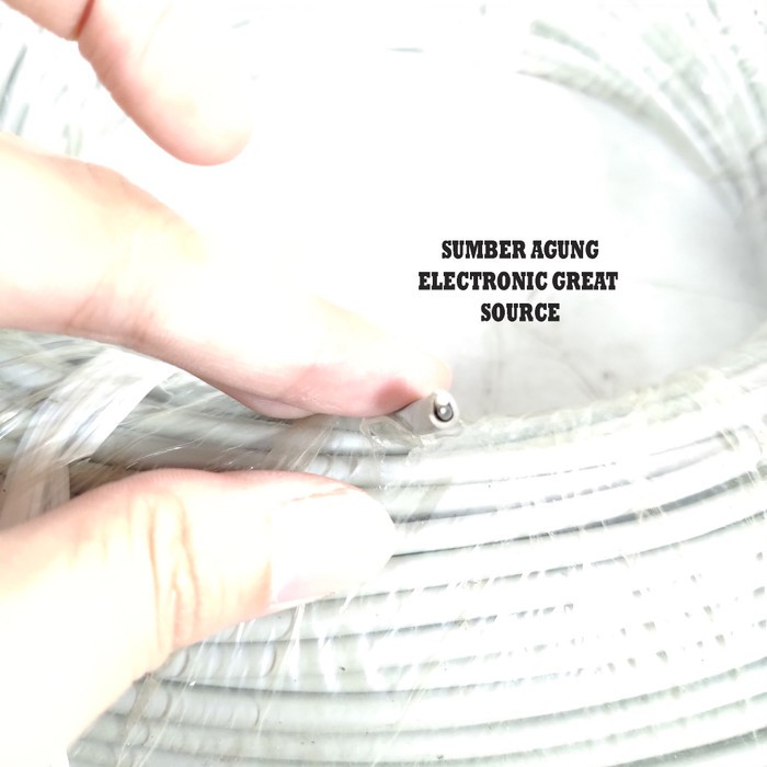 Kabel Telpon Sonic Abu Kabel Kawat Isi Dua Kecil Listrik Murah Panjang