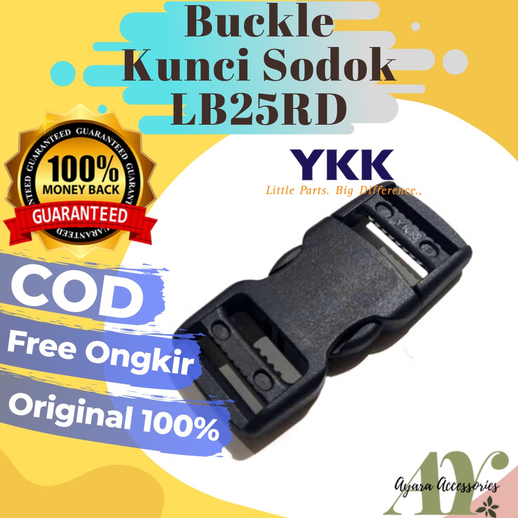 BUCKLE KUNCI SODOK  YKK LB25RD