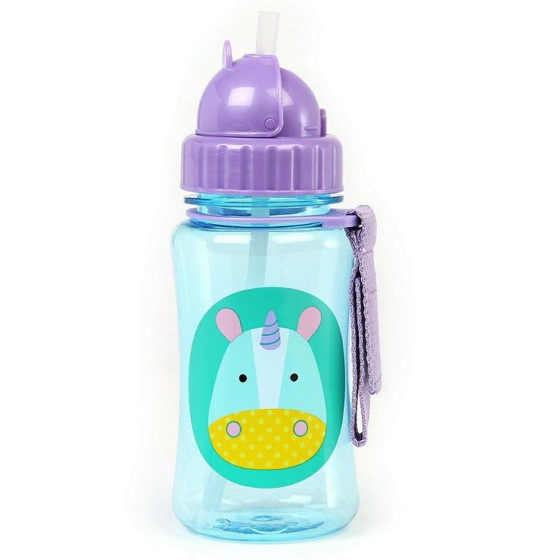 Skip Hop Zoo Straw Bottle Skiphop Botol Minum Anak Sedotan Tritan 350ml