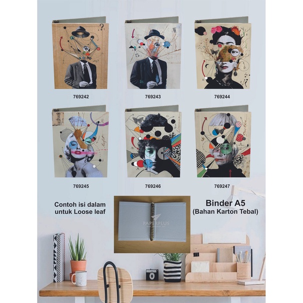 

Binder A5 / Binder Note A5 / Surealism / Set 2881
