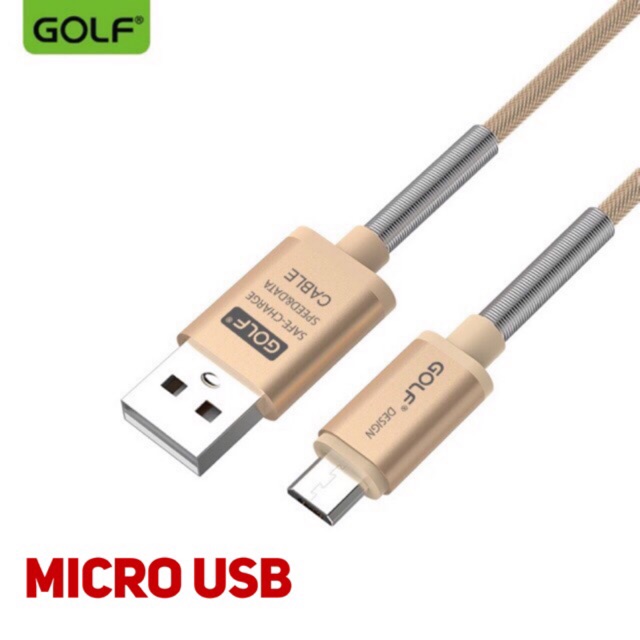 [ Micro usb ] Kabel Data Charging GOLF Braided Micro Usb Kabel Android