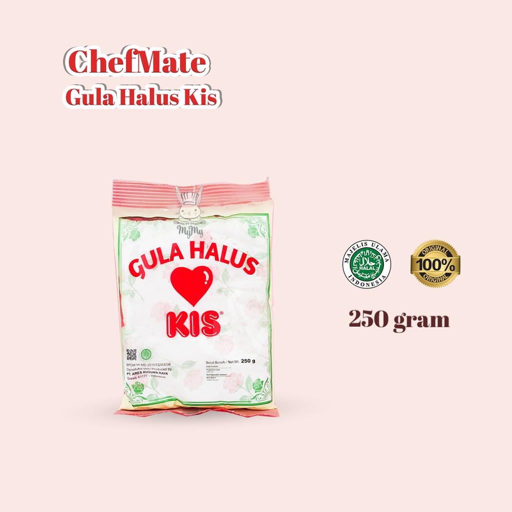 

Gula Halus KIS Powder Sugar 250 gram