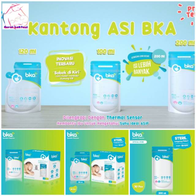 BKA KANTONG ASI 100ML 120ML 200 ML BREAST MILK BAG