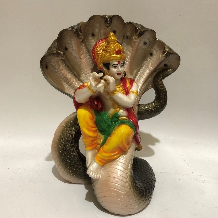 PATUNG DEWA KRISHNA BERMAIN SULING/KRISHNA/PATUNG KRISHNA/PATUNG KRISNA/KRISHNA DUDUK ULAR