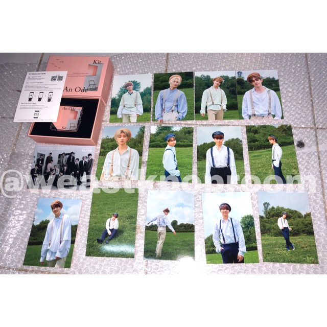 (Ready) & SHARING SEVENTEEN 3rd Album An Ode Kihno Ver Postcard Kihno Kit