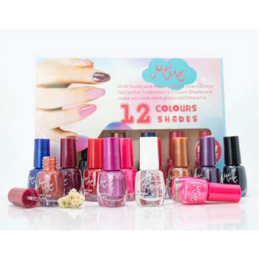 ★ BB ★Marimar Nail Polish 12 Colors Shades Kode : 021 - Cat Kuku - Kutek