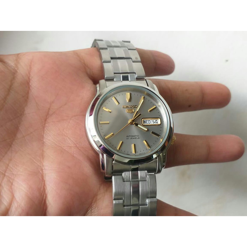 Seiko 5 SNKK67K1 Automatic Grey Dial - Jam Tangan Pria SNKK67