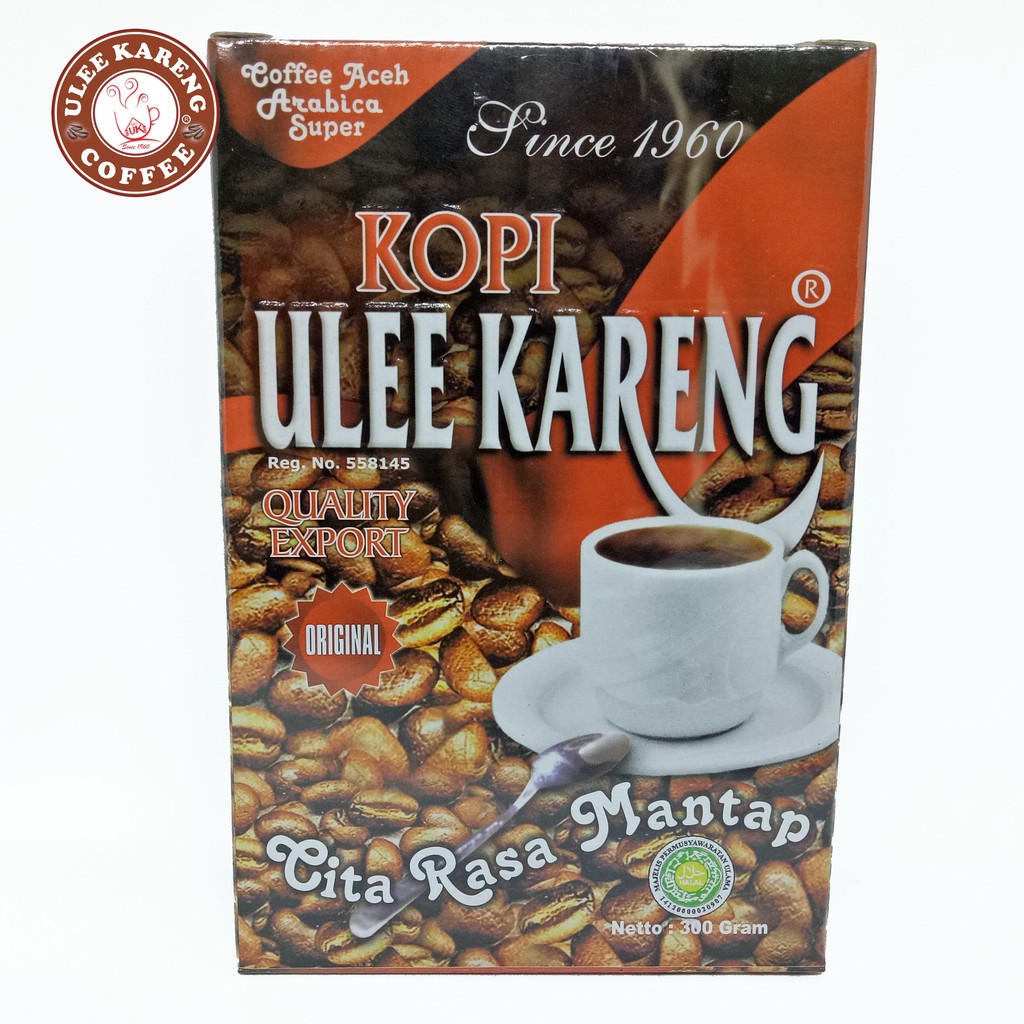 

Kopi Ulee Kareng Arabica Super 300gr Original (Kotak)