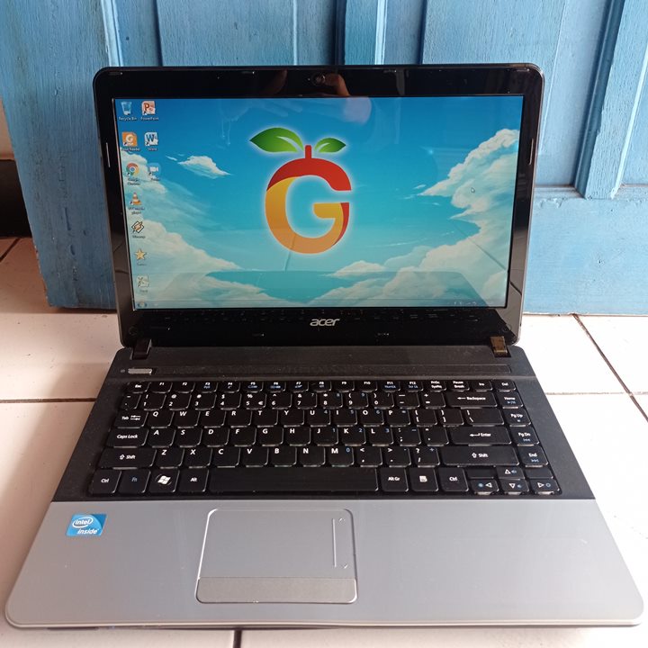 Acer Aspire E1-431 Hitam Intel Celeron 1000M RAM 2GB HDD 500GB Laptop Second