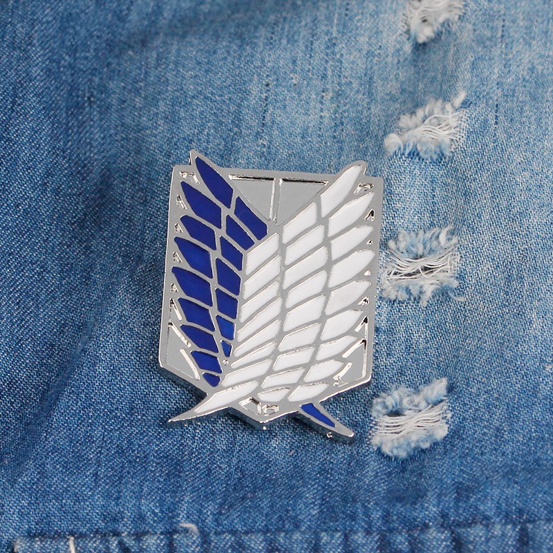 [ACKER] Attack On Titan Bros Tim Investigasi Pin Lencana Cosplay