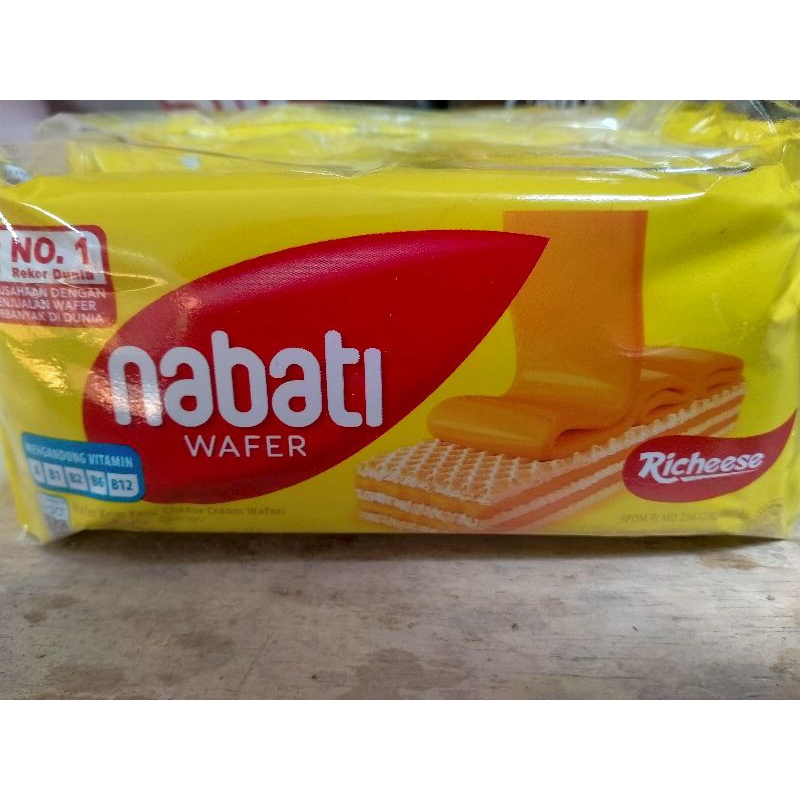 

Nabati Wafer Keju 16gr (10 x 16gr)