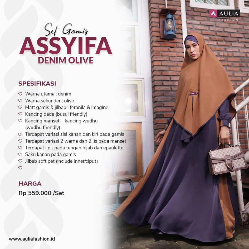 gamis Aulia set Assyifa