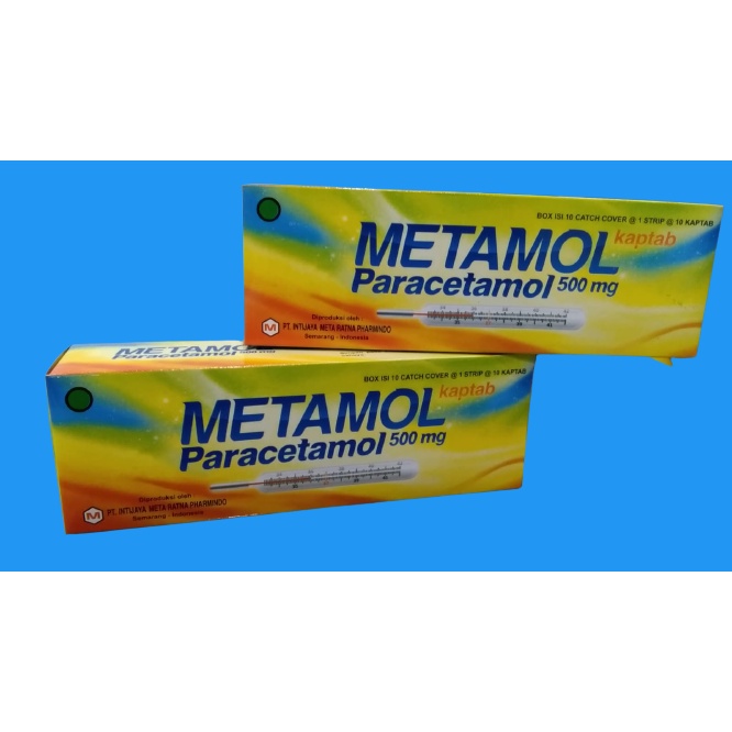 Jual Metamol Kaptab Per Box Paracetamol 500 MG | Shopee Indonesia