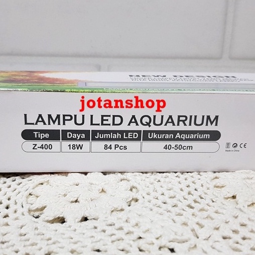 Kandila Z400 Z 400 Lampu LED Aquarium Aquascape  18W WRGB 40 - 50 cm