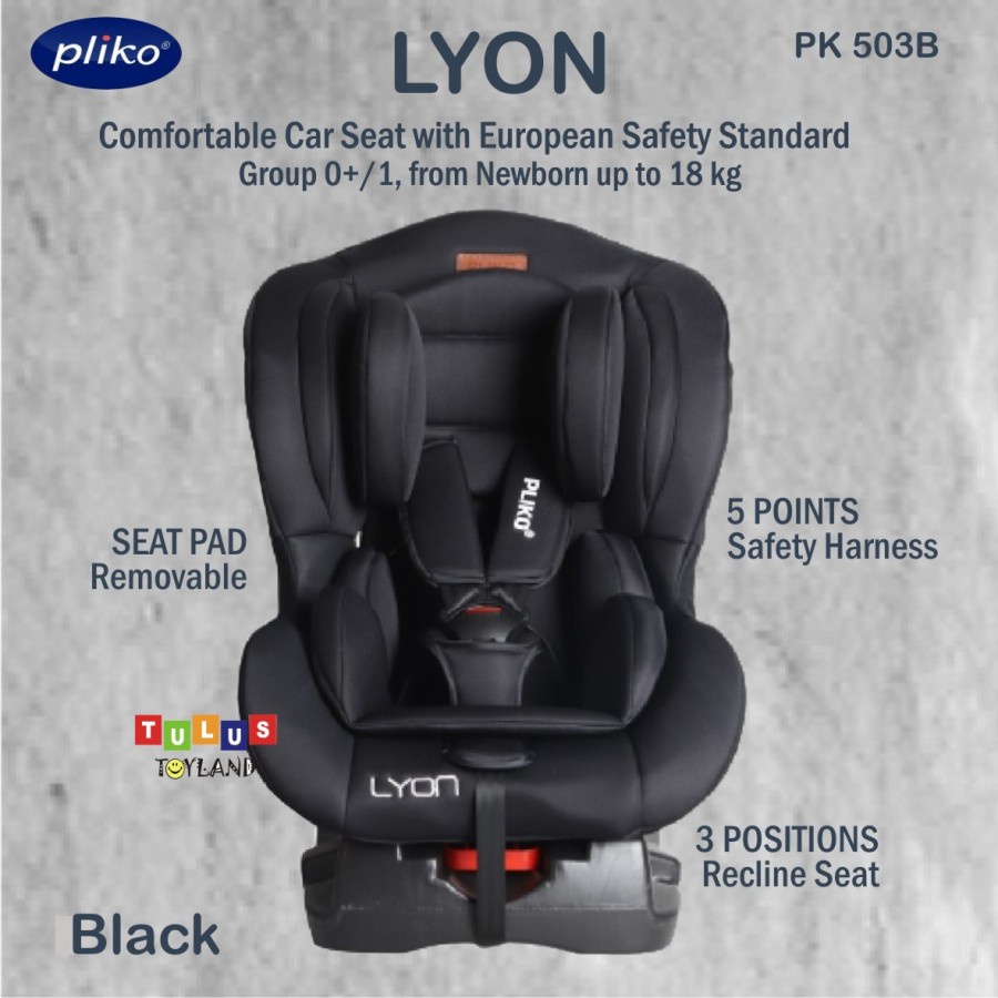 CAR SEAT PLIKO 'LYON' PK-503B