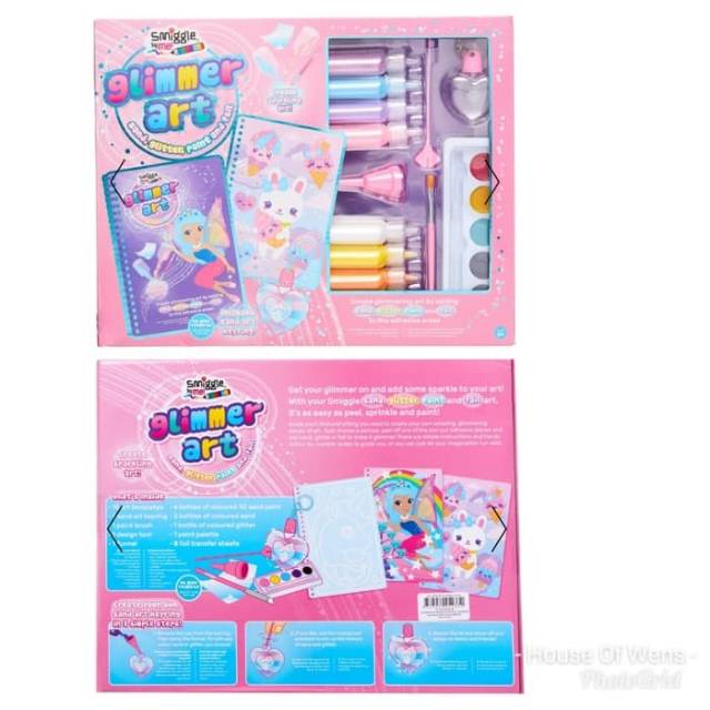 SMIGGLE DIY GLIMMER ART KIT - MAINAN ANAK SMIGGLE