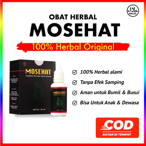 MOSEHAT OBAT VERTIGO - HIPERTENSI - SAKIT KEPALA - DARAH TINGGI - MOSEHAT HERBAL ALAMI BERKHASIAT MO