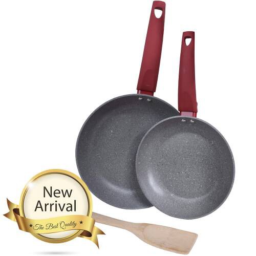 Panci Wajan Induksi Fry Pan 20 cm dan 24 cm Kangaroo KG-673