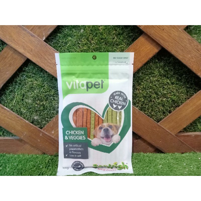 Jerhigh Vitapet 100gr / Snack Anjing Jerhigh / milky/BBQ/chicken/Bacon