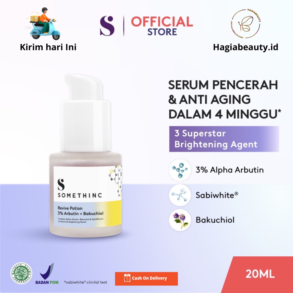 SOMETHINC REVIVE POTION 3% ARBUTIN + BAKUCHIOL SERUM