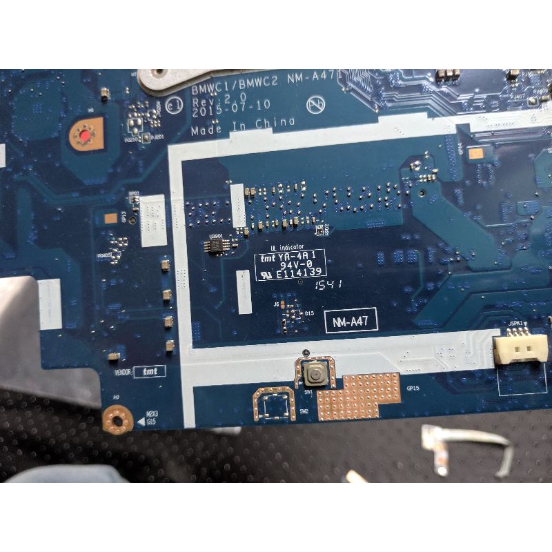 Motherboard Lenovo Ideapad 300 Celeron N2840 testerd normal