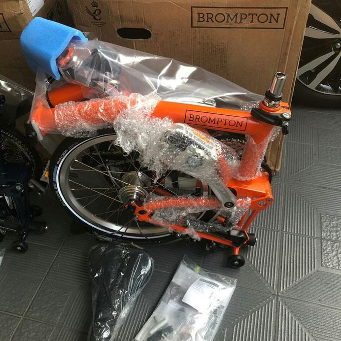 Sepeda Lipat Brompton 100% Original H6L 2020 Dinamo