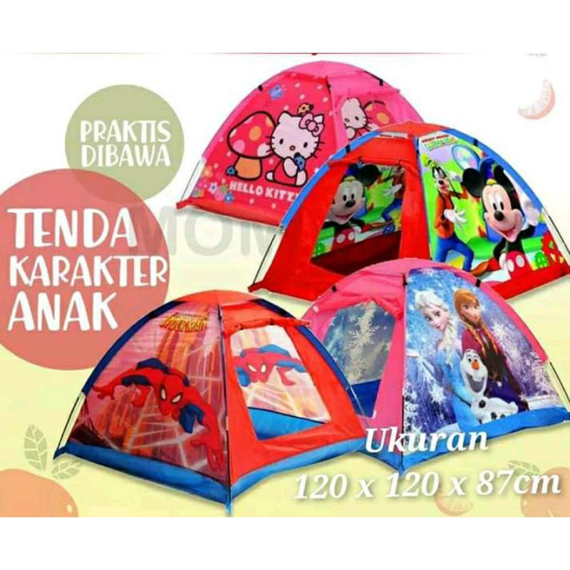 BESTPROMO Tenda Anak Karakter Disney Spiderman Jumbo