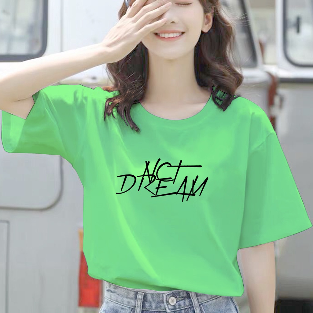 CALVIERO SHOP - BAJU KAOS ATASAN WANITA PRINT LOGO NCT ABS