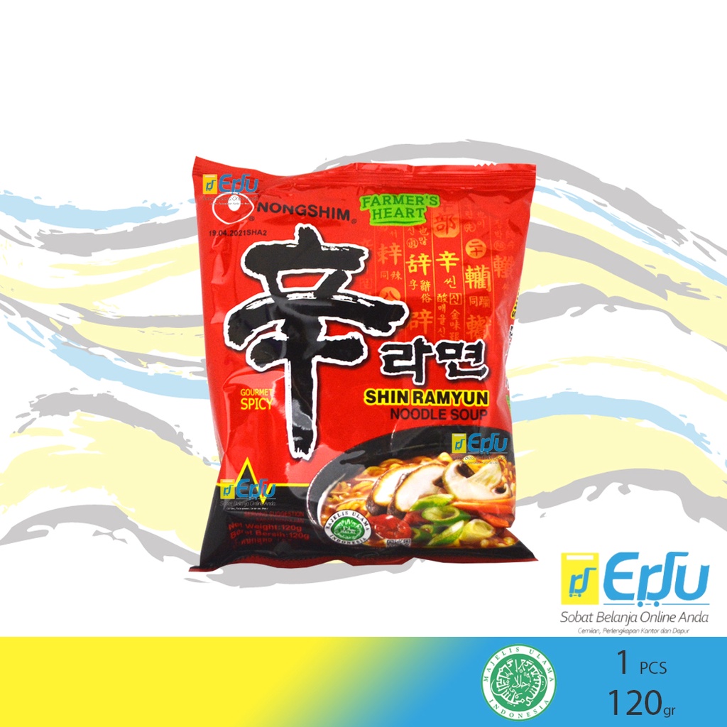 

ECER Nongshim Shin Ramyun Mie Instan Kuah Pedas Ala Korea Rasa Jamur - 120gr