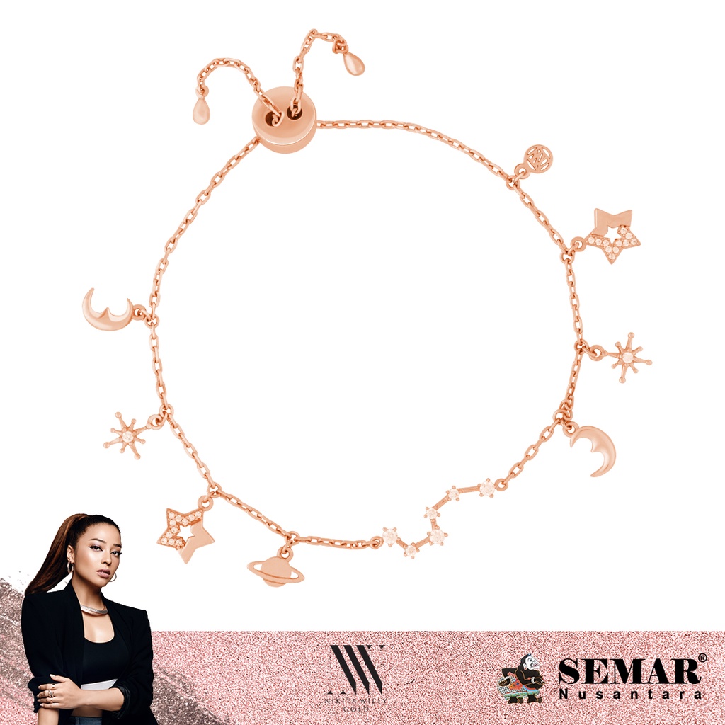 Nikita Willy Gold Gelang Tangan Positano Esterna 17K Semar Nusantara