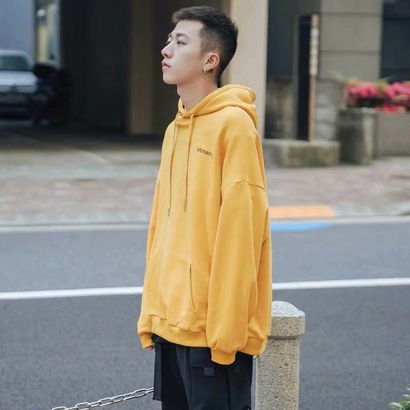 Hoodie BIGSIZE Korean AMAZING (S - XXXXXL 6XL) Jaket Jumper Fleece Harajuku Jumbo Oversize Pria Wanita Biru Benhur Sweatshirts Fashion Jaketin aja