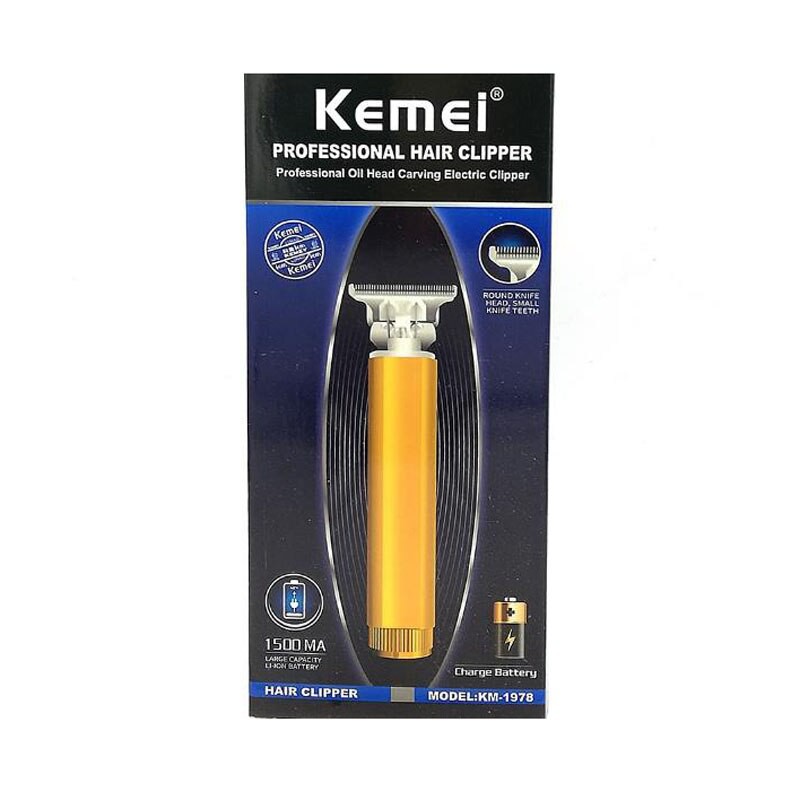 Kemei KM 1978 Professional Electric Cordless Oil Head Carving Hair