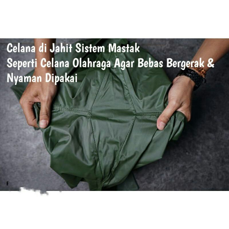 RAINCOAT , JAS HUJAN MANTEL BY RAF BAHAN PVC 0,25 BEST CUALITY ANTI REMBES