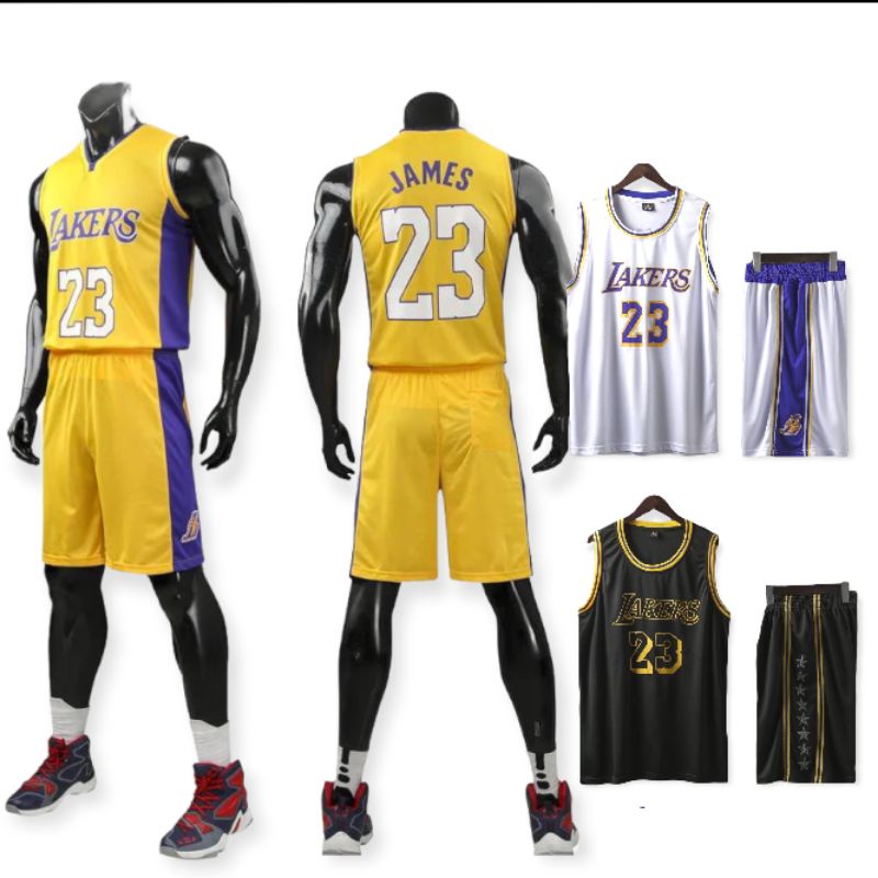 Setelan Jersey basket Lebron James import / pakaian basket james 23