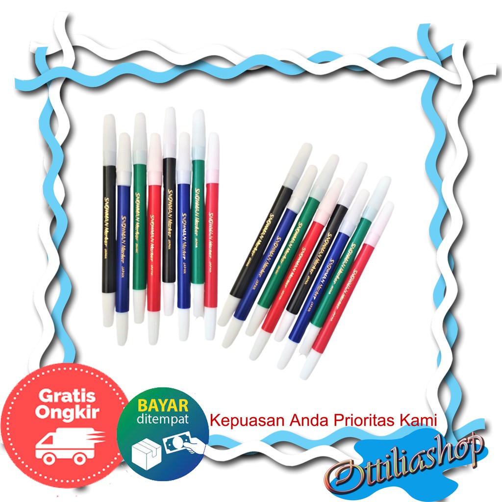 

SPIDOL KECIL PERMANEN MARKER SNOWMAN HARGA ECER SATUAN