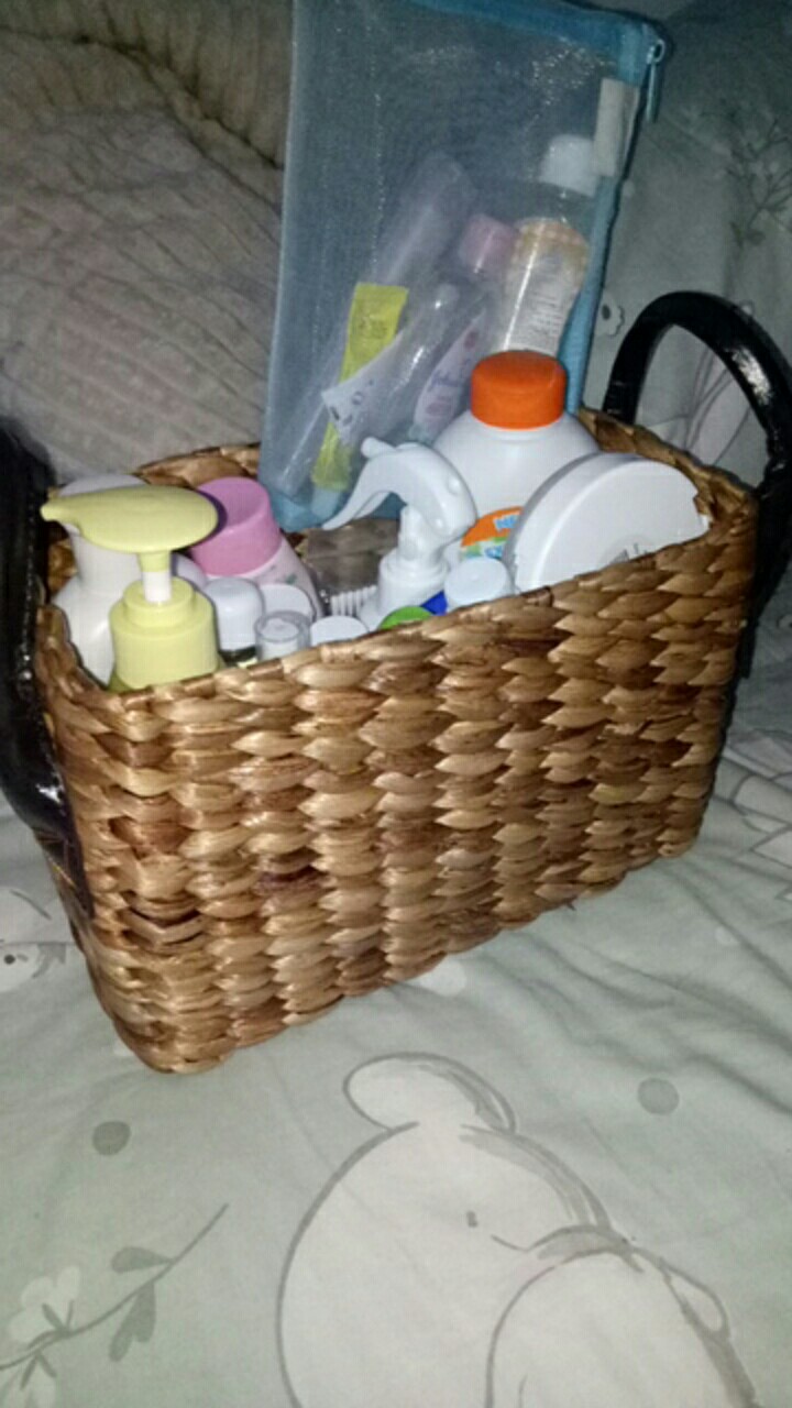 Sise S Keranjang Enceng Kotak Vinil/keranjang Piknik/keranjang Anyam