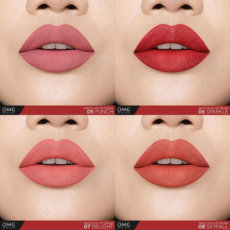 OMG OH MY GLAM Matte Kiss Lipcream