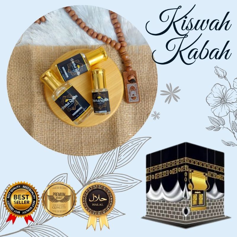 Parfum Kasturi Kiswah Ka'bah by Aroma Qolbu Original Minyak Ibadah Sholat Kasturi Kiswah Asli Tanpa 