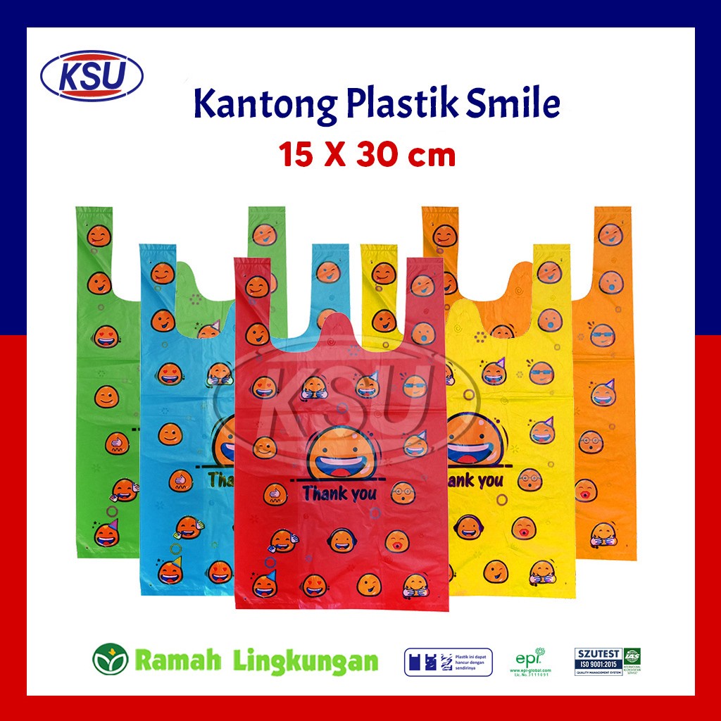 Jual Kantong Plastik Smile Ukuran 15kresek Smilekresek Thank You Shopee Indonesia 9335