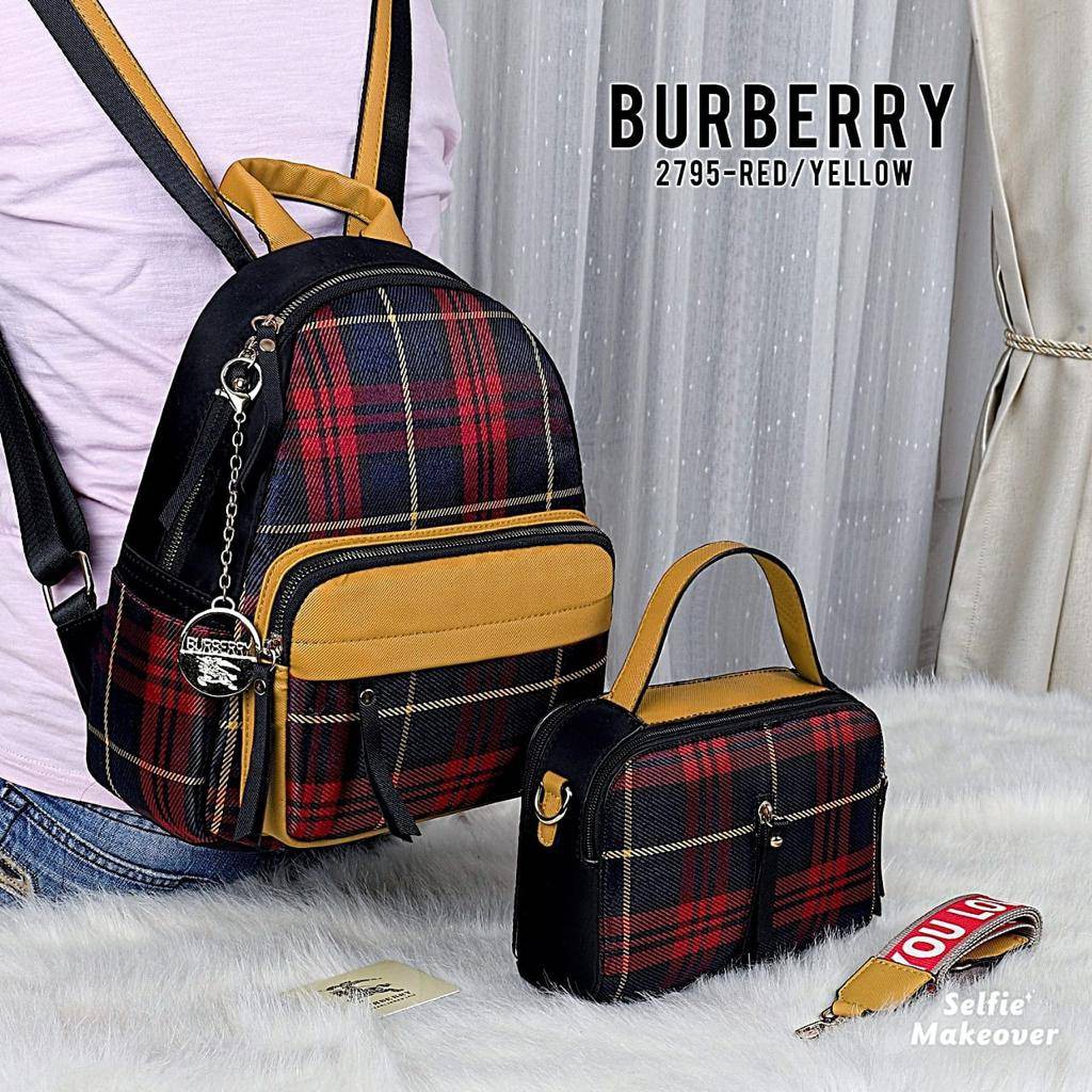 Ransel Burberry BONUS Tas Evelyn