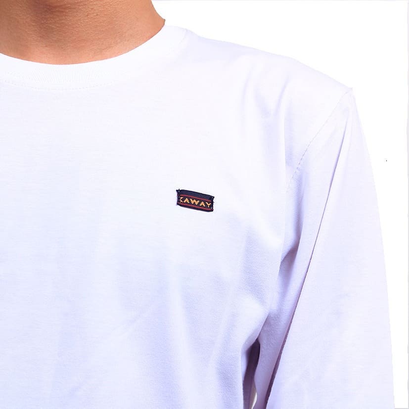 Kaway T-shirt Kaos KKPD WVN WHITE LS